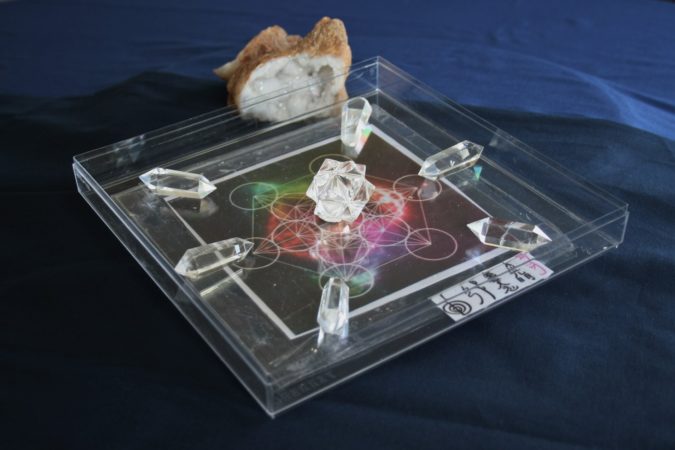 Envoi de Reiki par géode et grille de cristaux L.P